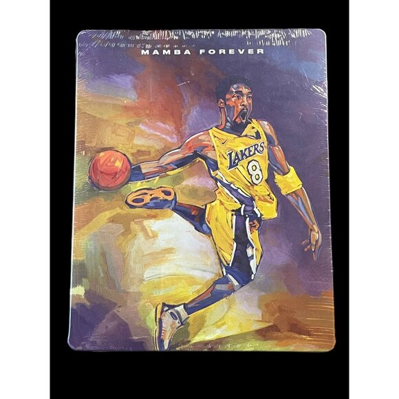 2021 NBA 2K21 Kobe Bryant Mamba Forever Steelbook Only Pre-Order Bonus Sealed - Picture 1 of 3
